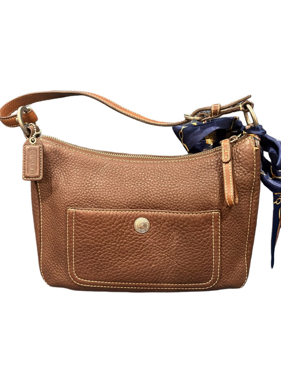 Coach Handbags - Coach Chelsea Pebbled Leather Shoulder Bag Brown Hobo Purse F10890 EUC